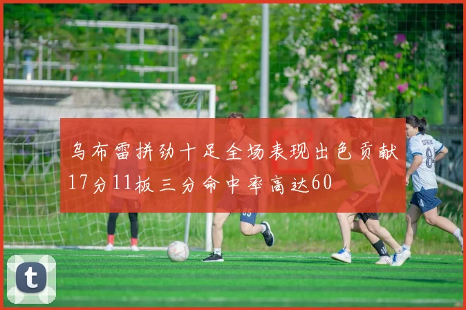 乌布雷拼劲十足全场表现出色贡献17分11板三分命中率高达60
